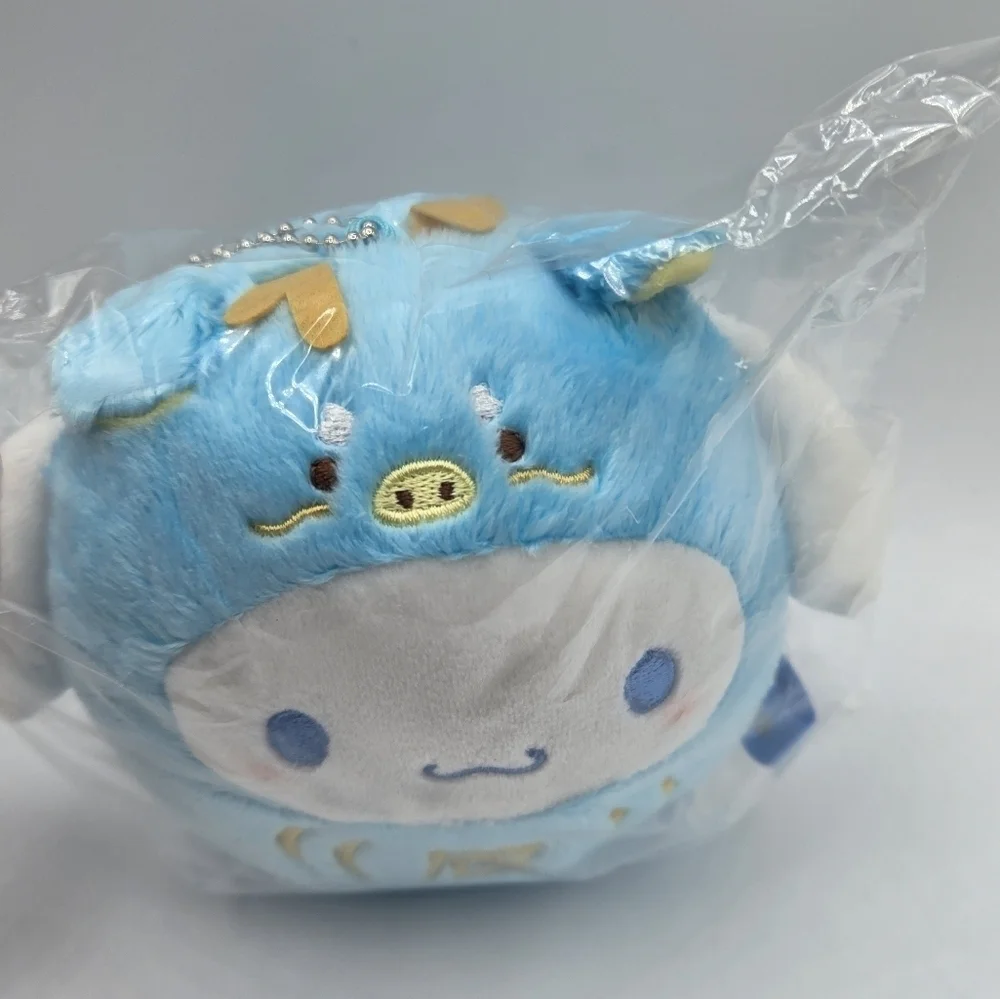 Sanrio Cinnamoroll Daruma Mascot Plush Keychain Year of the Dragon 2024